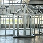 Gable-Roof Canadian Steel Greenhouse: 7010x5480xH400cm Factory Trial